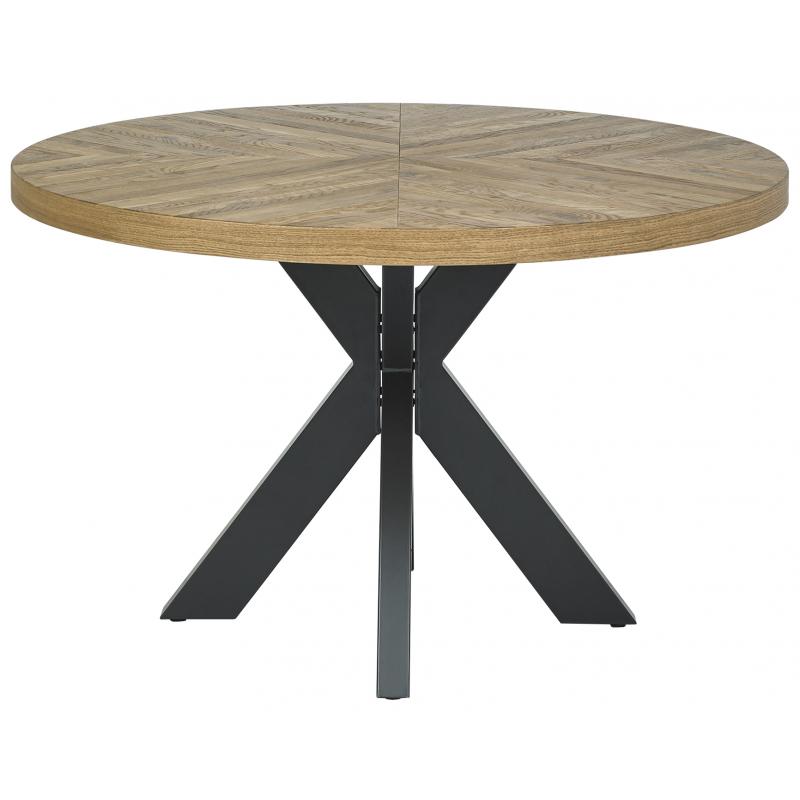 Bohemia Rustic Oak Round Dining Table